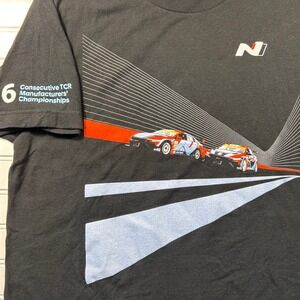Hyundai N Performance Racing TCR Championship Commemorative Shirt Mens L Black